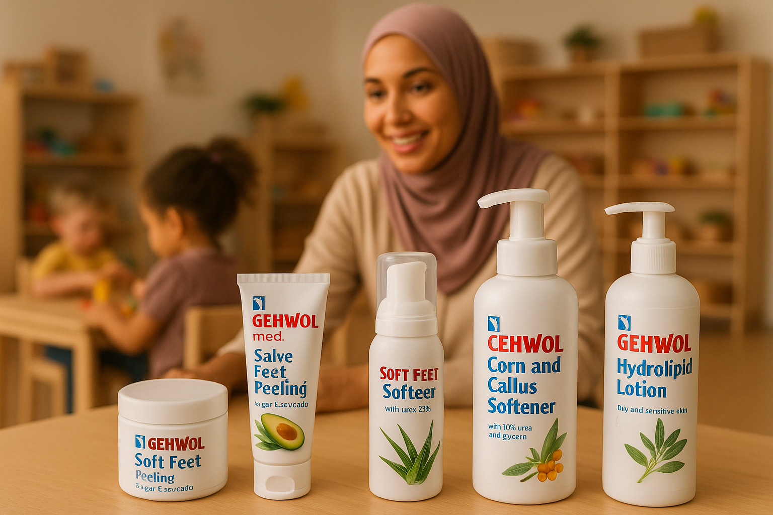 Callus & Corn Treatment Bundle with daycare worker